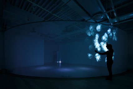 單面投影全息投影